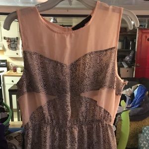 OVI pink and snake skin print